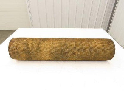 6"x 29" Lagged Grip-Top Conveyor Pulley Taper Bushed Bore