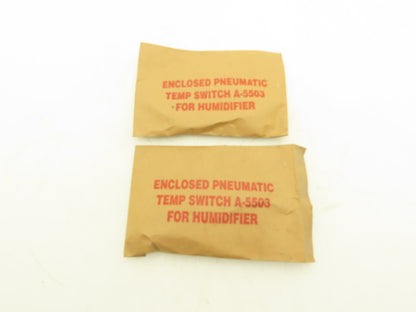 Armstrong A-5503 Pneumatic Temperature Switch 205° Steam Humidifier Lot of 2