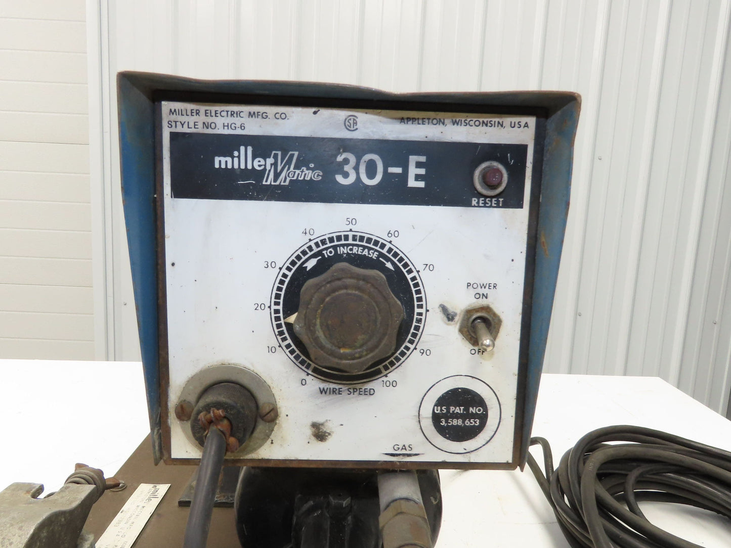 Miller HG-6 Mig Welder 30-E Wire Feeder 115V Millermatic Spool .045" Rollers