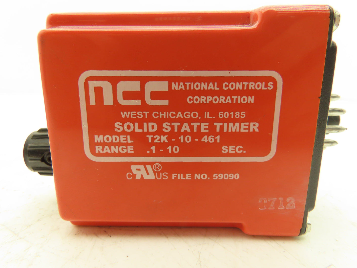 NCC T2K-10-461 Solid State Timer 0.1-10 Seconds
