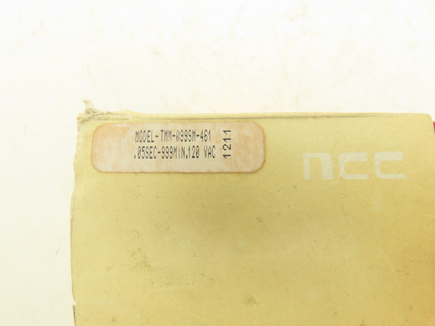 NCC T2K-10-461 Solid State Timer 0.1-10 Seconds