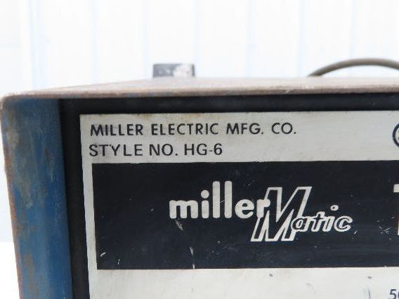 Miller HG-6 Mig Welder 10-E Wire Feeder 115V Millermatic Spool .045" Rollers