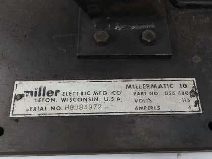 Miller HG-6 Mig Welder 10-E Wire Feeder 115V Millermatic Spool .045" Rollers