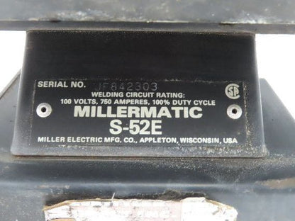 Miller S-52E Mig Welder Wire Feeder 115V Millermatic Spool .035" Rollers