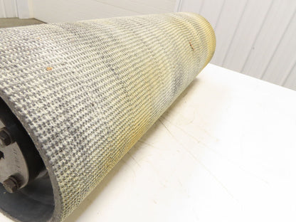 Precision 8"x 29" Lagged Grip-Top Conveyor Pulley 1-7/16" QD Bushed Bore