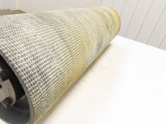 Precision 8"x 29" Lagged Grip-Top Conveyor Pulley 1-7/16" QD Bushed Bore