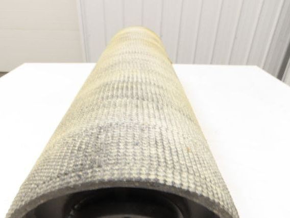 Precision 8"x 29" Lagged Grip-Top Conveyor Pulley 1-7/16" QD Bushed Bore