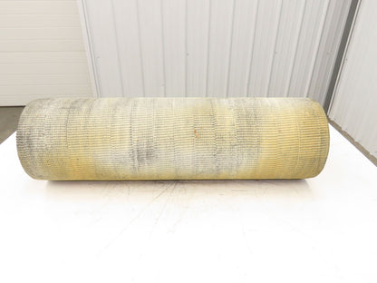 Precision 8"x 29" Lagged Grip-Top Conveyor Pulley 1-7/16" QD Bushed Bore