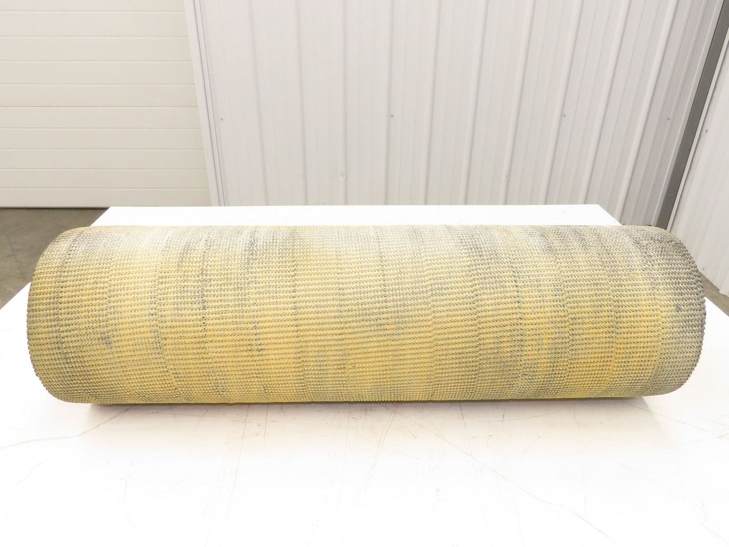 Precision 8"x 29" Lagged Grip-Top Conveyor Pulley 1-7/16" QD Bushed Bore