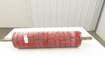 Intelligrated Conveyor MK23 Lagged Drive Pulley 6"x 27"W 1-7/16" Shaft