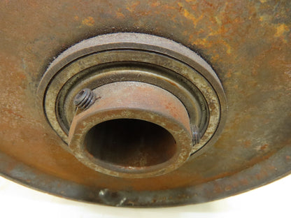 6"x 31"W Crowned Conveyor Take-up/Tail Pulley 1-3/16" Shaft Bore