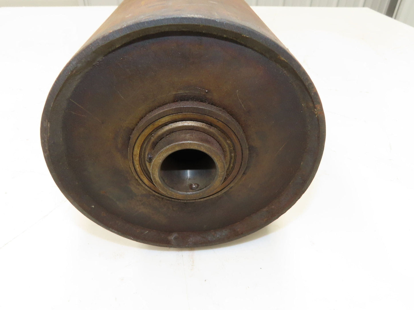 6"x 31"W Crowned Conveyor Take-up/Tail Pulley 1-3/16" Shaft Bore