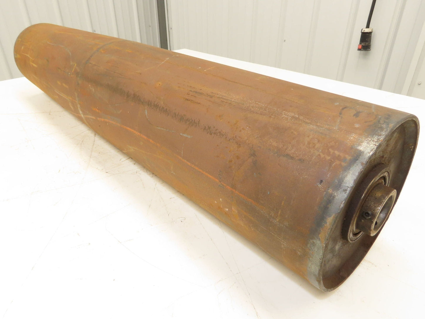 6"x 31"W Crowned Conveyor Take-up/Tail Pulley 1-3/16" Shaft Bore