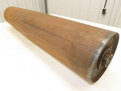 6"x 31"W Crowned Conveyor Take-up/Tail Pulley 1-3/16" Shaft Bore