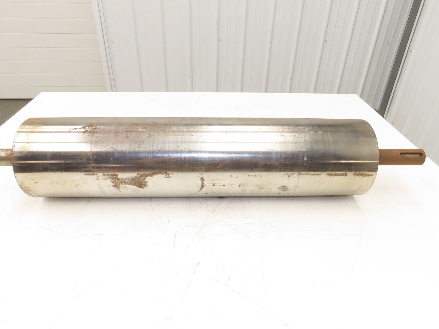 6"x 27"W Crowned Conveyor Take-up/Tail Pulley 1-7/16" Shaft