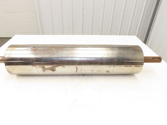 6"x 27"W Crowned Conveyor Take-up/Tail Pulley 1-7/16" Shaft