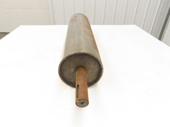 6"x 27"W Crowned Conveyor Take-up/Tail Pulley 1-7/16" Shaft