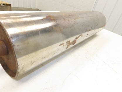 6"x 27"W Crowned Conveyor Take-up/Tail Pulley 1-7/16" Shaft