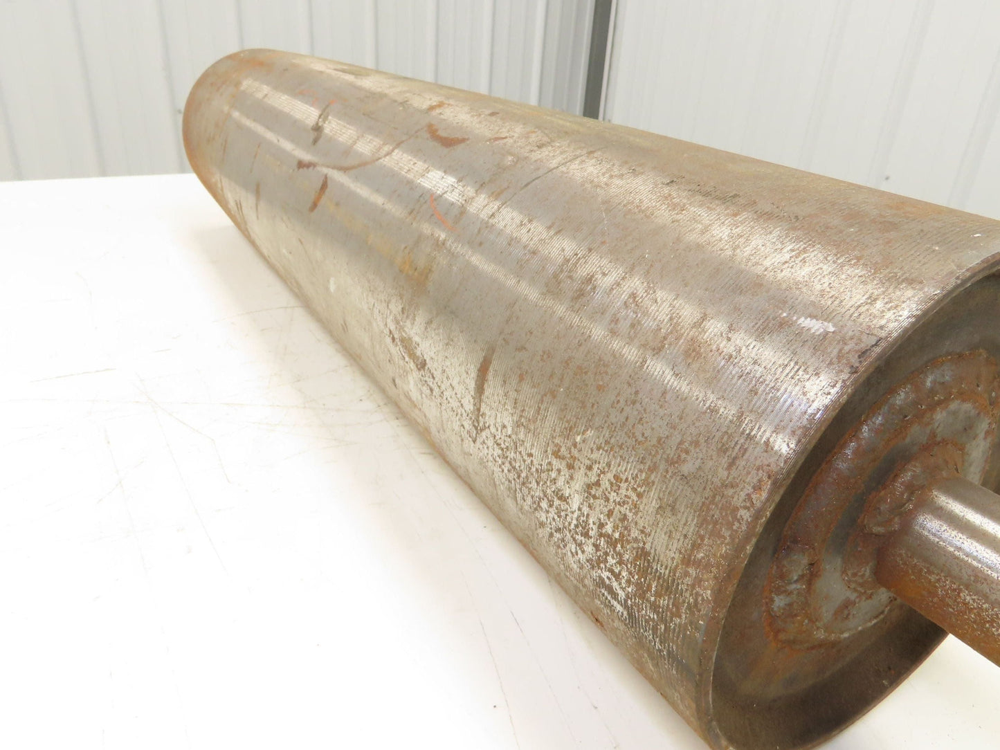 6"x 27"W Crowned Conveyor Take-up/Tail Pulley 1-7/16" Shaft