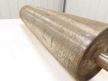 6"x 27"W Crowned Conveyor Take-up/Tail Pulley 1-7/16" Shaft