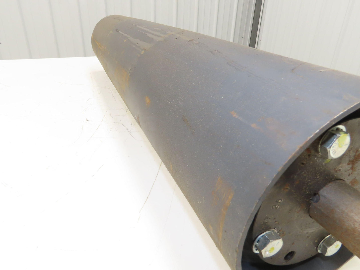 6"x 29"W Crowned Conveyor Take-up/Tail Pulley 1-3/16" Shaft QD Bushed
