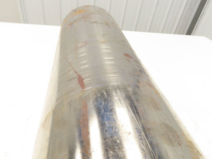 28" Conveyor Crowned Take-up/Tail Pulley 6" Dia 26-3/4"W 1-7/16" Shaft