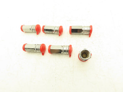 CEJN 104141205 Quick Disconnect Valved Fluid Coupler 1/2" Female Thread Lot of 6