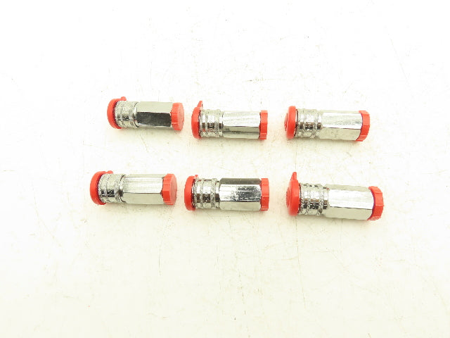 CEJN 104141205 Quick Disconnect Valved Fluid Coupler 1/2" Female Thread Lot of 6