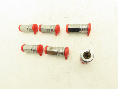 CEJN 104141205 Quick Disconnect Valved Fluid Coupler 1/2" Female Thread Lot of 6