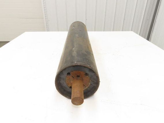 6"x 29"W Lagged Conveyor Pulley 1-7/16" Shaft Taper Bushed