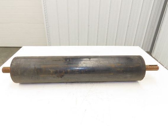 6"x 29"W Lagged Conveyor Pulley 1-7/16" Shaft Taper Bushed