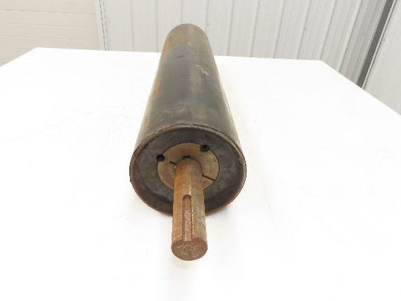 6"x 29"W Lagged Conveyor Pulley 1-7/16" Shaft Taper Bushed