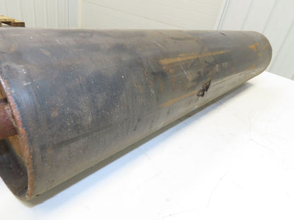6"x 29"W Lagged Conveyor Pulley 1-7/16" Shaft Taper Bushed