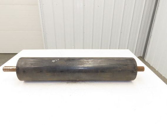 6"x 29"W Lagged Conveyor Pulley 1-7/16" Shaft Taper Bushed