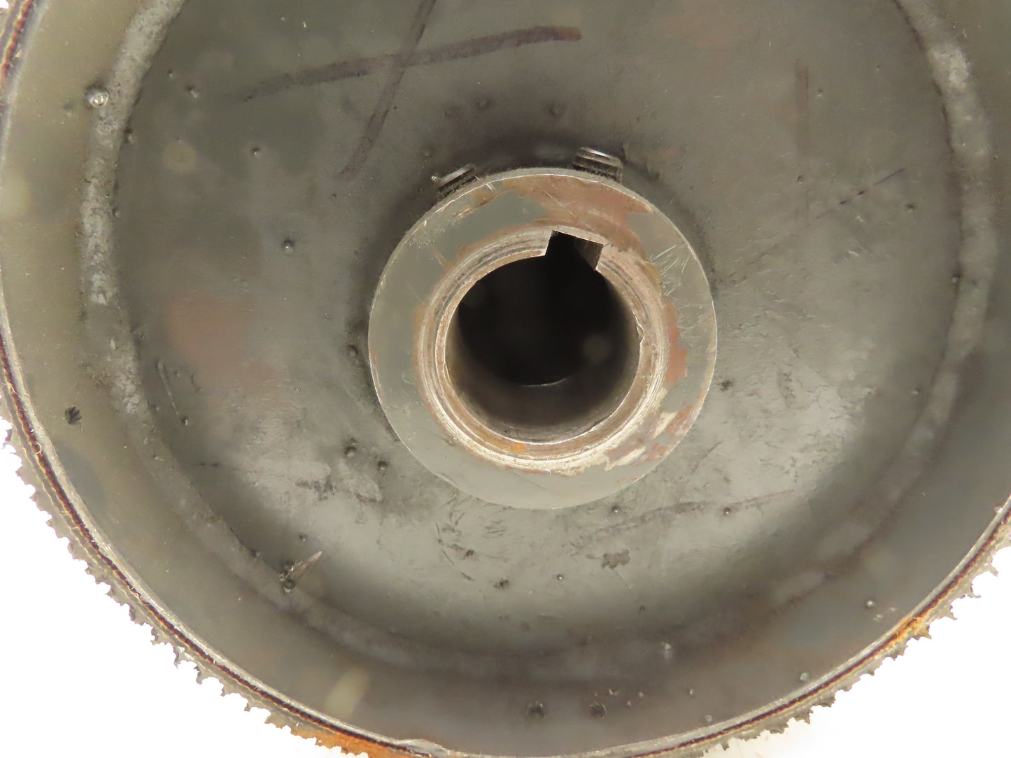 8"x 14"W Grip-Top Lagged Conveyor Pulley 1-7/16" Shaft Bore