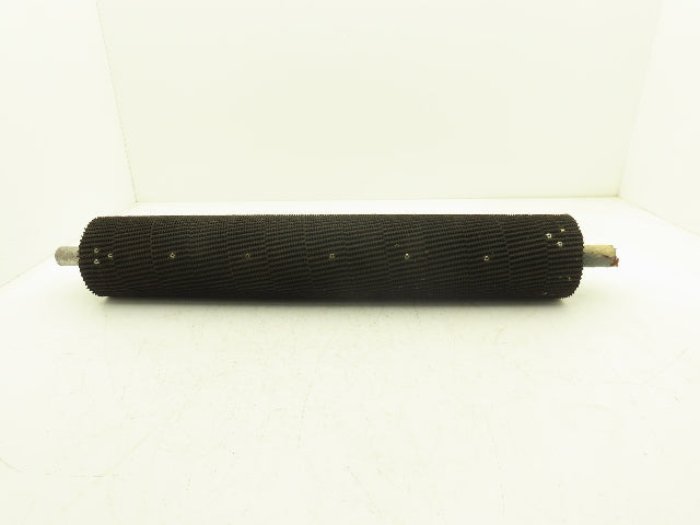 4"x 26"W Grip-Top Lagged Conveyor Pulley 1-1/8" Shaft