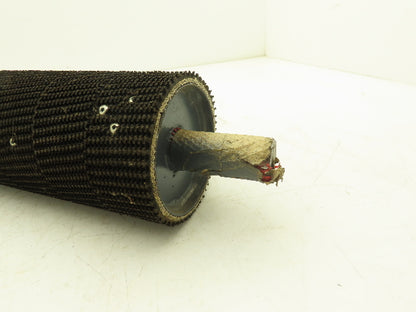 4"x 26"W Grip-Top Lagged Conveyor Pulley 1-1/8" Shaft