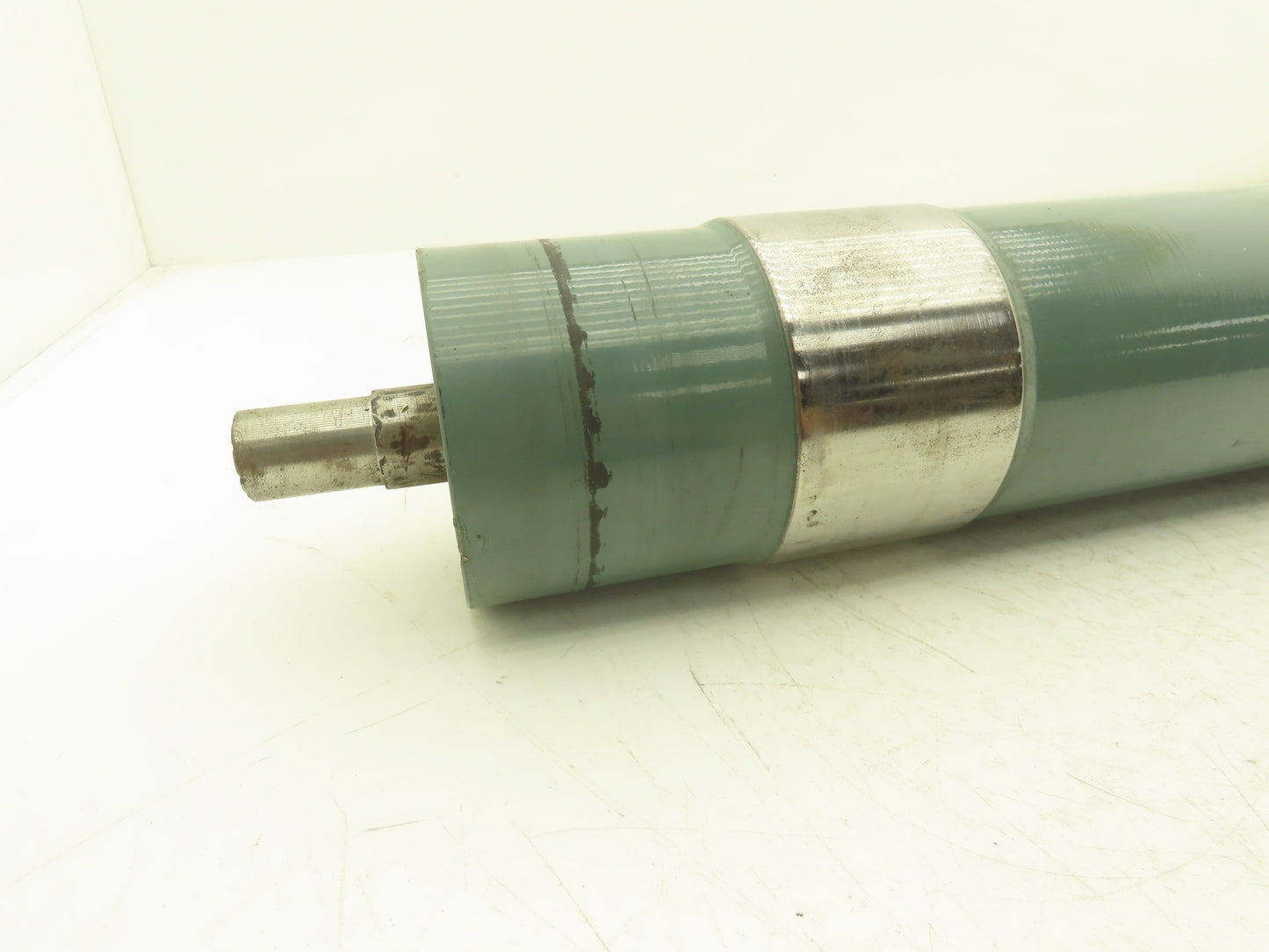 Hytrol 24" Conveyor Crowned Take-up/Tail Pulley 4"x 20-1/4"W 1" Shaft