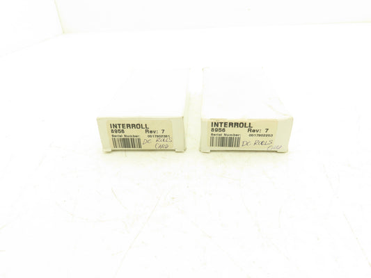 Interroll 8956 Conveyor Roller Drive Zone Control Card Module Rev 7  Lot of 2