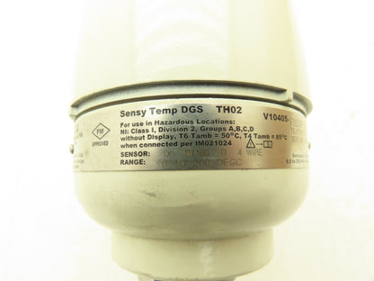 ABB Thermocouple Temperature Sensor Sensy Temp DGS TH02-EXN 0-200°C