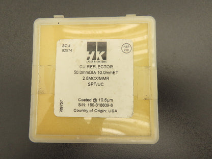 HK Laser CU Reflector 50mm Dia 10mmET 2.8MCX/MMR SPT/UC