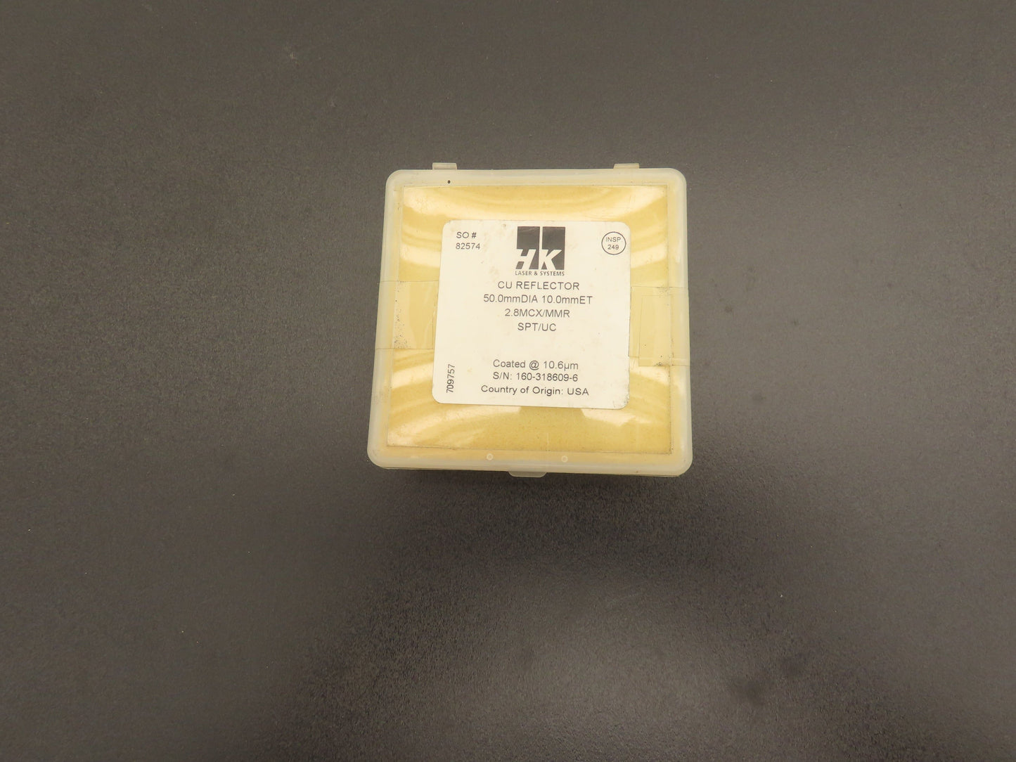 HK Laser CU Reflector 50mm Dia 10mmET 2.8MCX/MMR SPT/UC