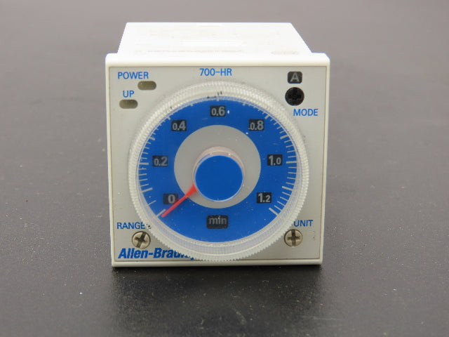Allen Bradley 700-HRV52TU24 Multi Function Timing Relay 1/6Hp 0.05s-300h Ser D