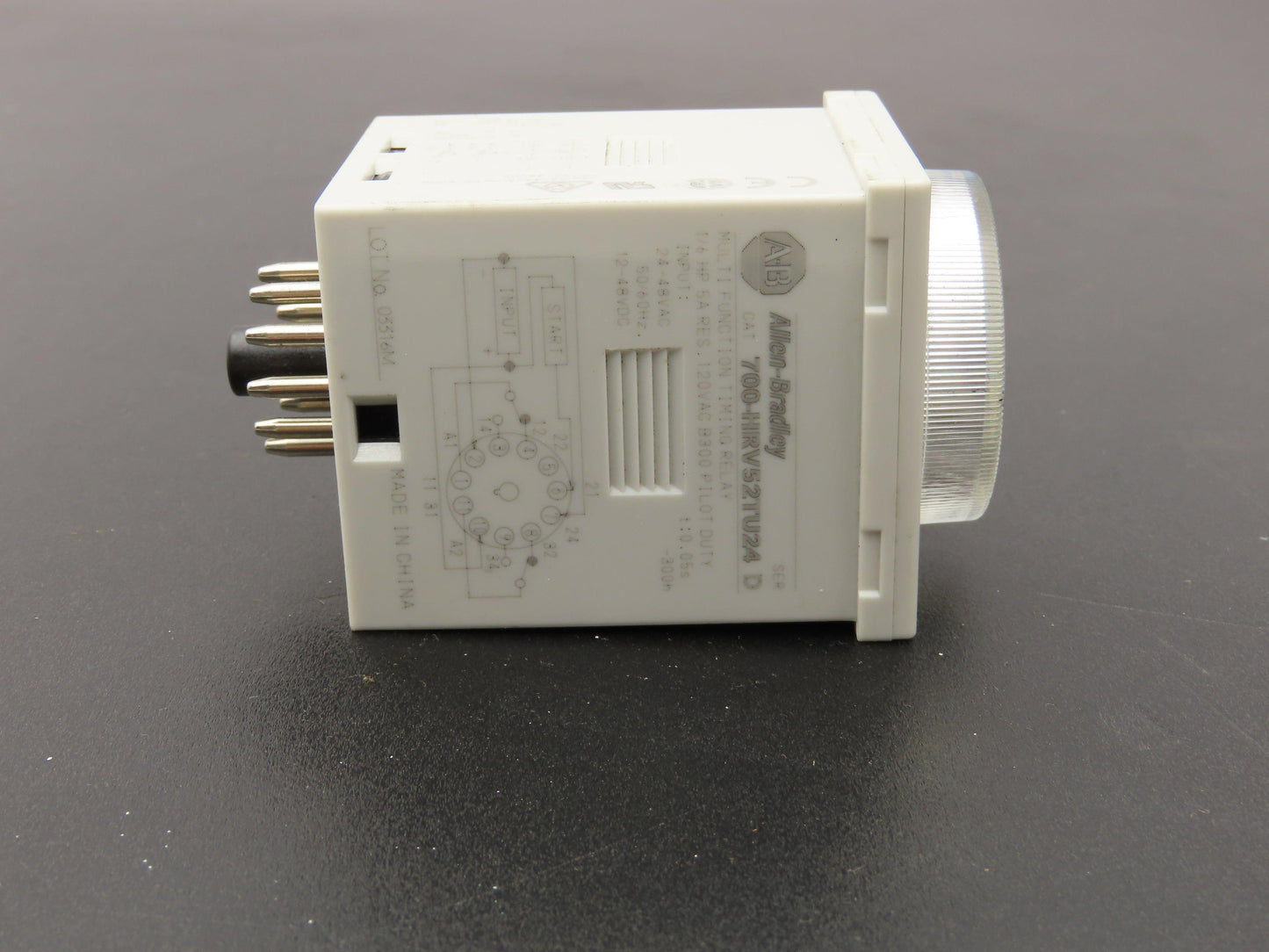 Allen Bradley 700-HRV52TU24 Multi Function Timing Relay 1/6Hp 0.05s-300h Ser D