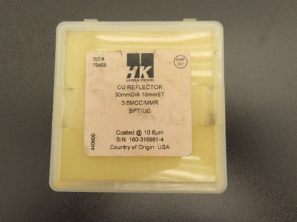 HK Laser CU Reflector 50mm Dia 10mmET 3.6MCC/MMR SPT/UC