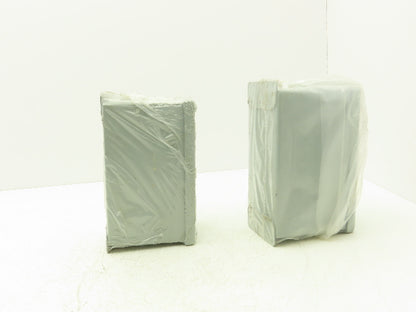 Hoffman E3PBX Pushbutton Enclosure 3-Button 8x4x5" Lot of 2