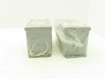 Hoffman E3PBX Pushbutton Enclosure 3-Button 8x4x5" Lot of 2