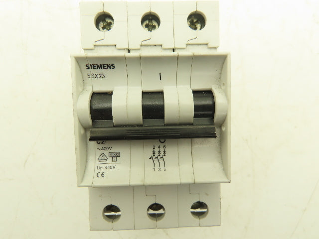 Siemens 5SX23 C2 Circuit Breaker 400VAC Lot of 11