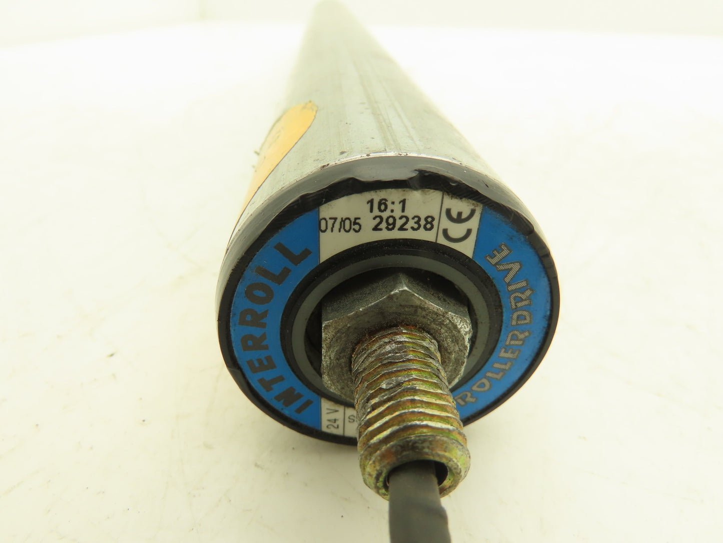 Interroll 29238 RollerDrive 1.9"x20" Motorized Conveyor Roller 24VDC 202fpm 16:1