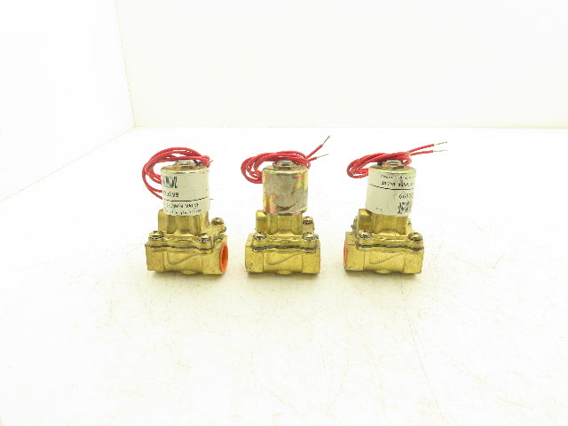 Parker LB26L630 Solenoid Valve 2-Way Skinner 12VDC 3/4" NPT 40psi Lot of 3
